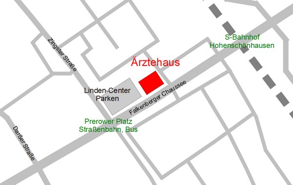 Anfahrtsplan zur Praxis